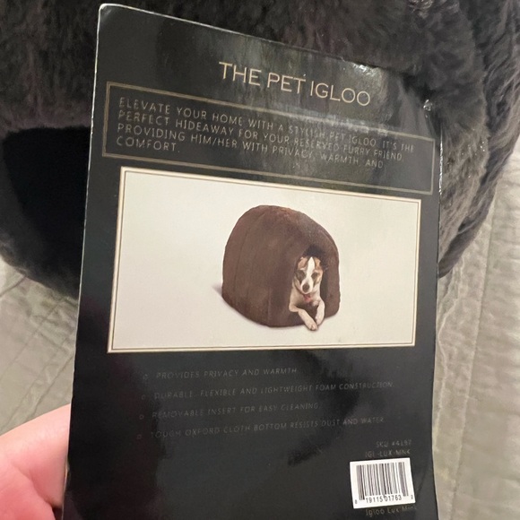 Pawsh Pet Igloo Gray - Small pet NWT - Picture 5 of 6